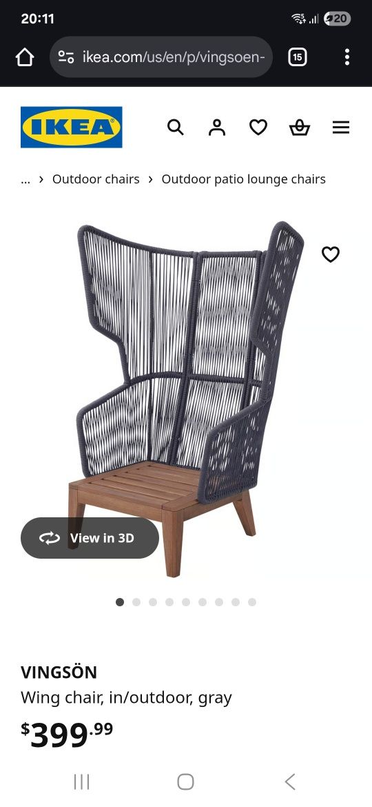 Krzesło VINGSÖN ikea