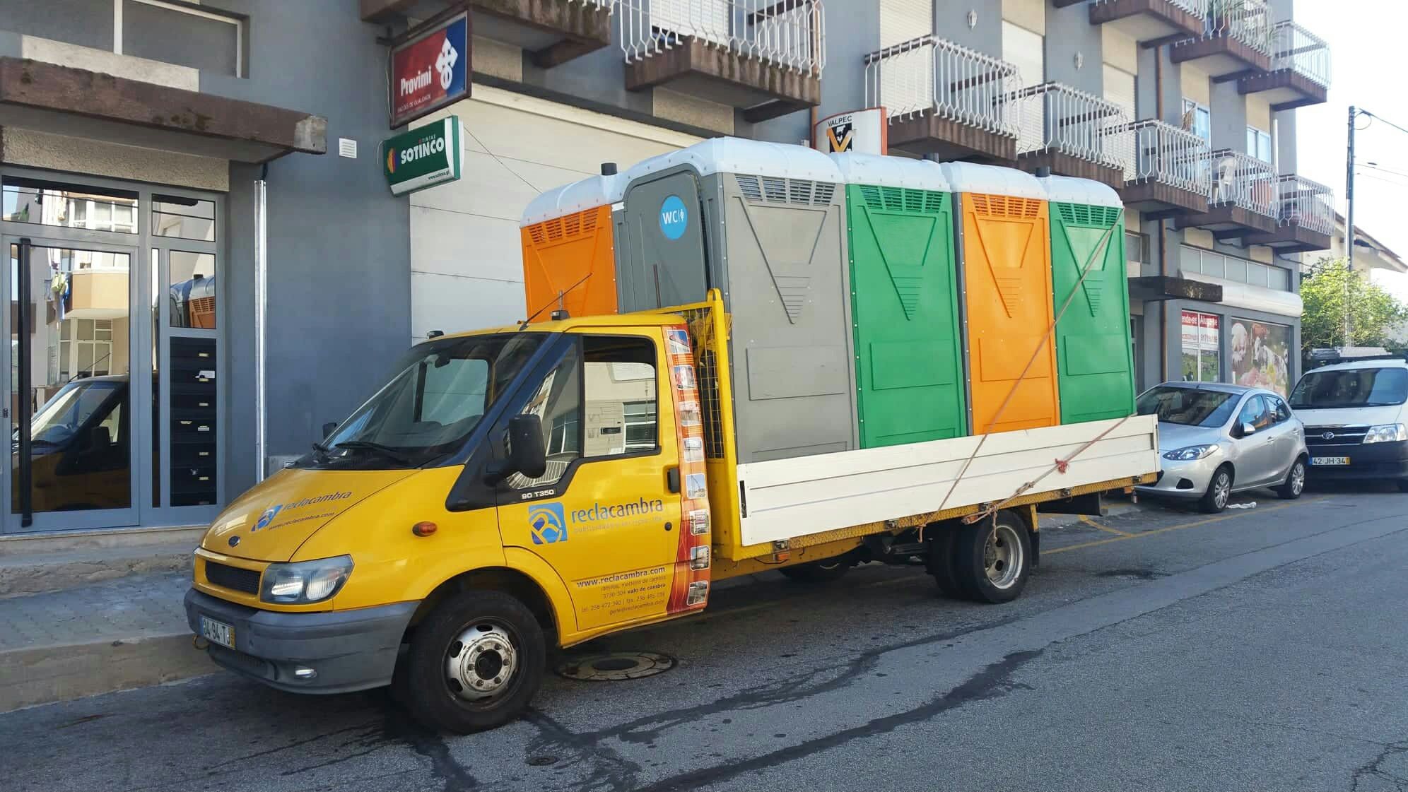 Aluguer wc Portáteis/Sanitários Obras e Eventos