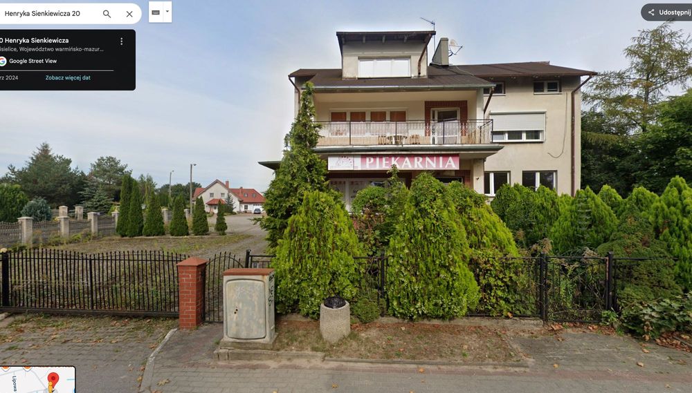 Na sprzedaż udział 1/4  Dom plus piekarnia plus 2 działki budowlane