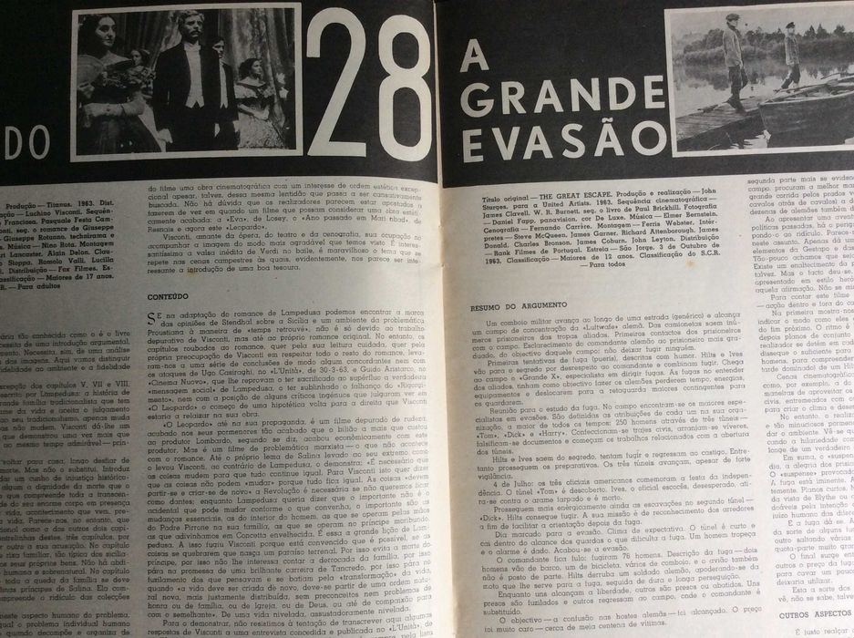 Filme, Revista Mensal de Cinema, Dezembro de 1963
