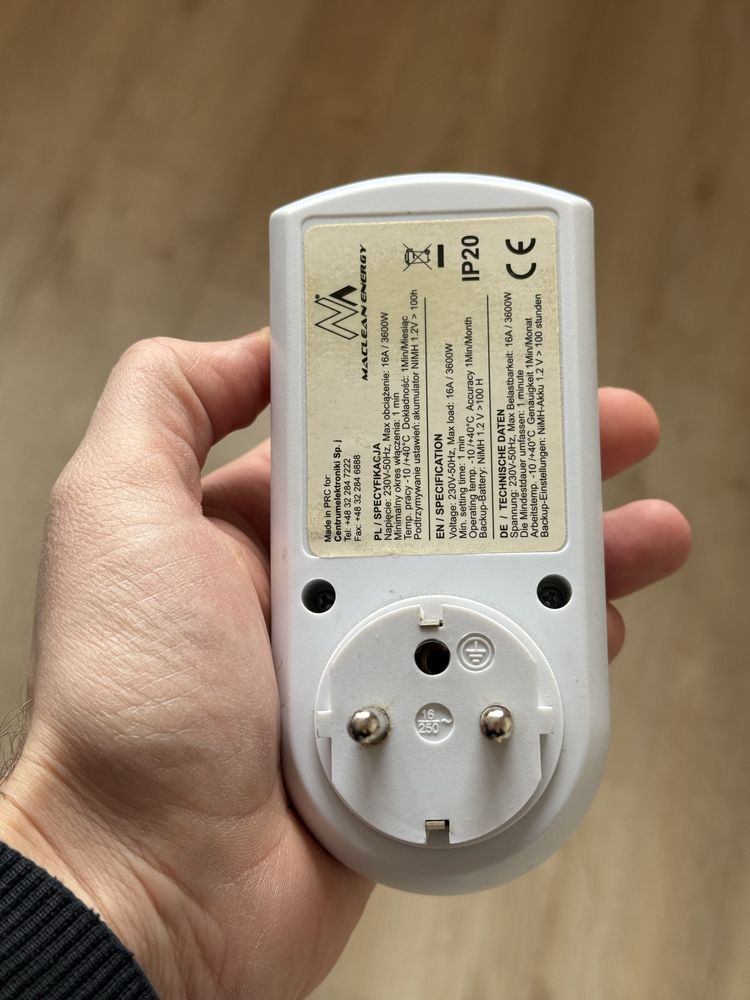 Programator czasowy McleanEnergy 3600WAT