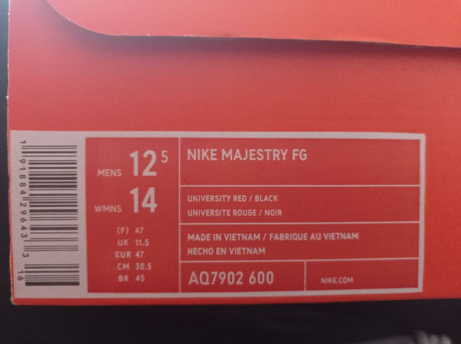 Бутсы Nike Majestry FG