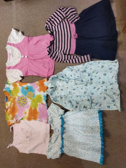 Пакет одежда вещи одяг на девочку 2-4 года пальто кутка