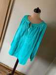 Xxxl c&a morska turkus koszula oversize +size 48 50 wiosna mięta