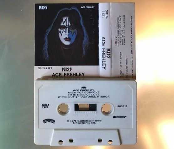 KISS - ACE FREHLEY - cassete áudio original USA