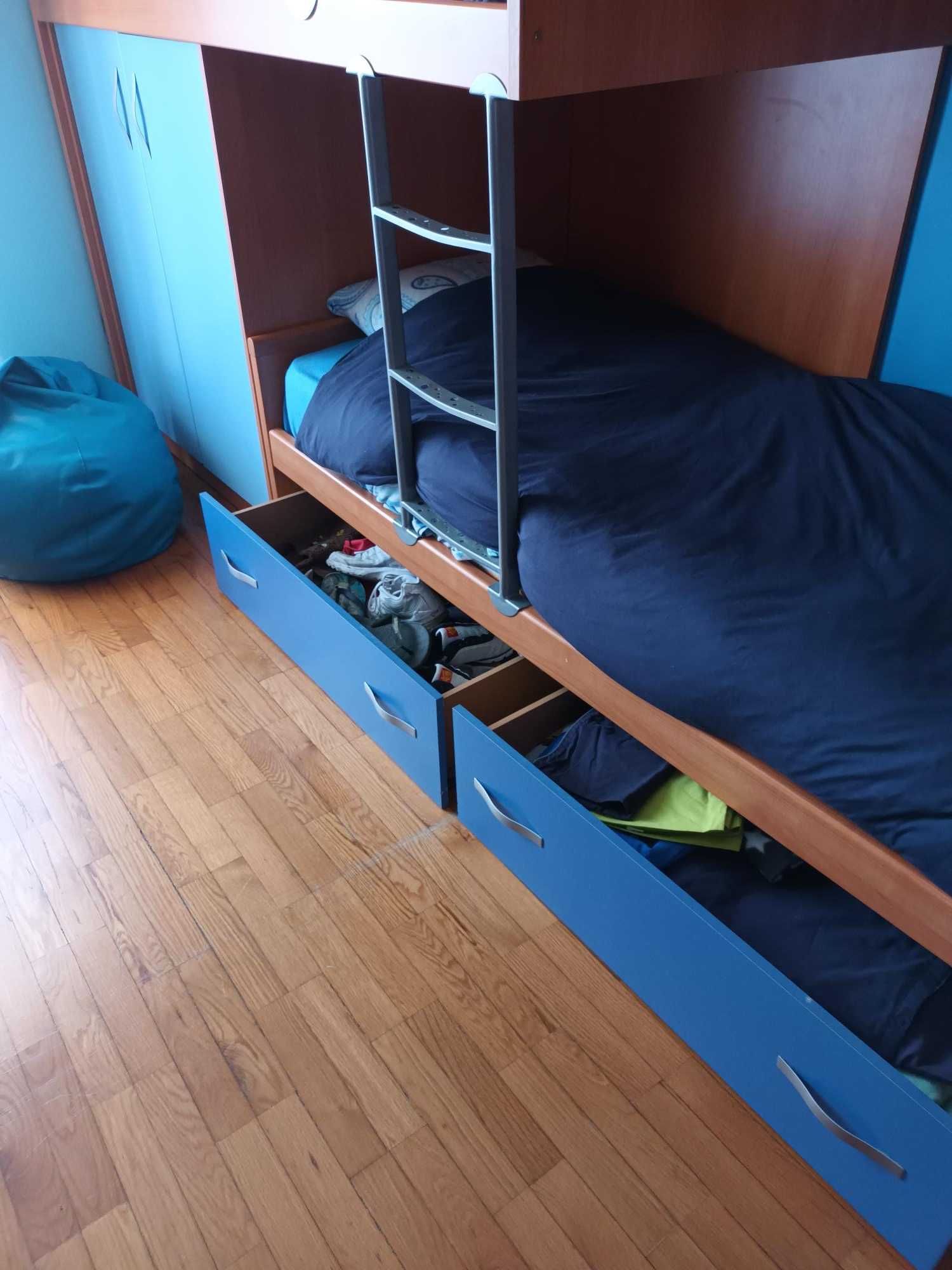 Mobília de quarto juvenil para 2 adolescentes