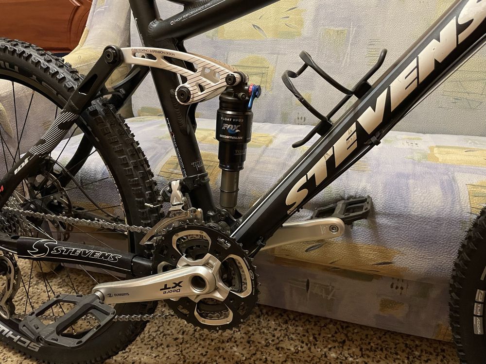 Велосипед двух подвес Stevens на Shimano Deore XT