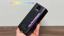 Power Bank 30000 mAh Usams 65W Павер бенк банк і кабель