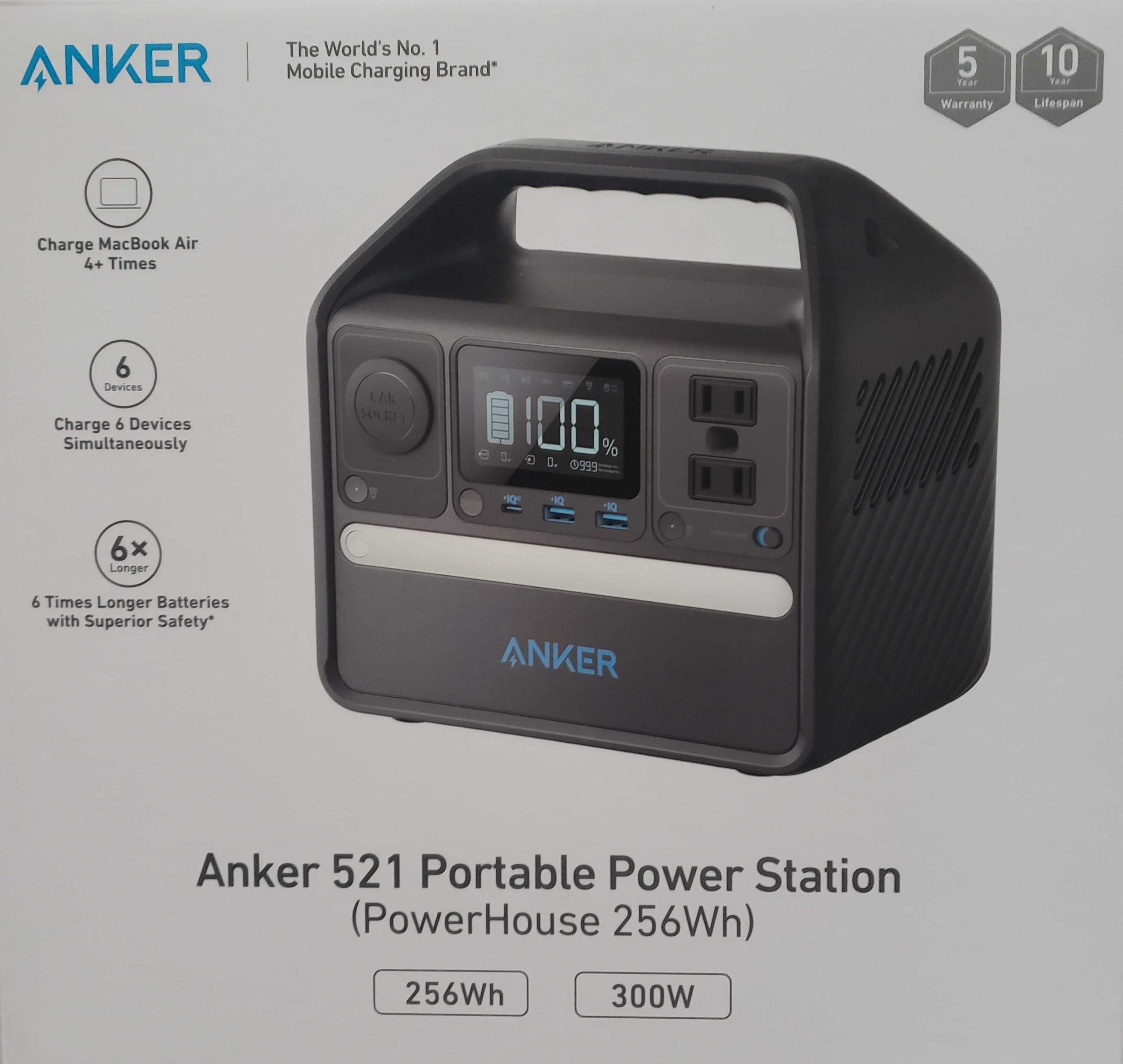 Портативная электростанция Anker 521 US