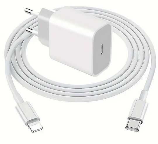 Ładowarka USB-C do iPhona + kabel Lightning