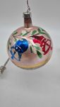 6x Duże Bombki szklane Vintage Retro PRL Ręcznie malowane dzwonki