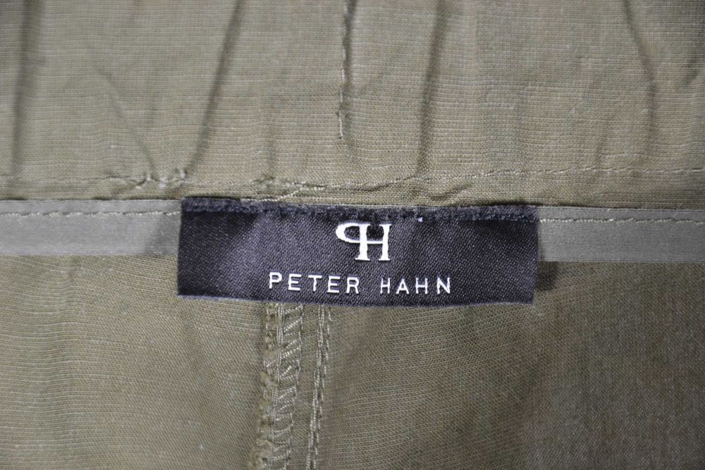 PETER HAHN Spodnie Damskie 46/48 Wiskoza Len Oryginalne Super Stan