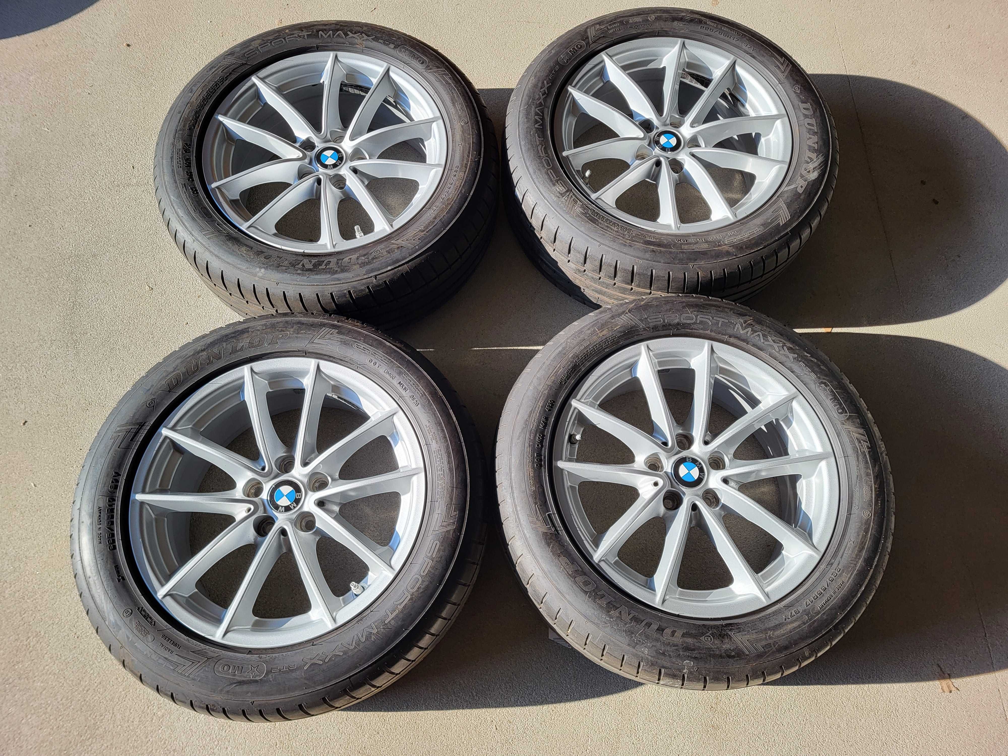 [L17] Koła letnie BMW 17 Cali 5x112 Dunlop 225/55/17 5mm BMW 5