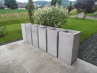 Donica z betonu architektonicznego 40x40x80h