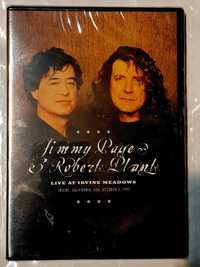 DVD UNIKAT Jimmy Page & Robert Plant Live at Irvine Meadows NOWE FOLIA