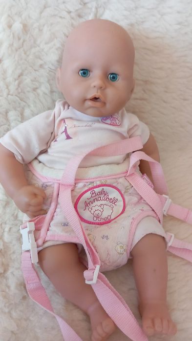 Lalka Baby Annabell  Zapf Creation 2009 z nosidełkiem