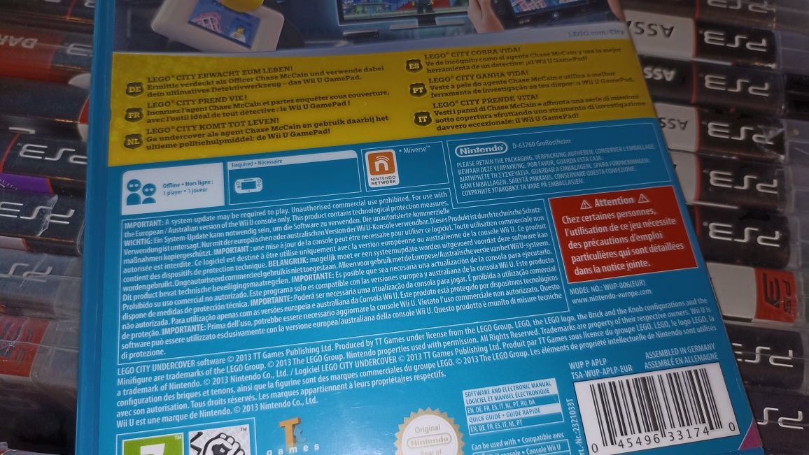 LEGO City Undercover Tajny Agent Nintendo Wii U kioskzgrami Ursus