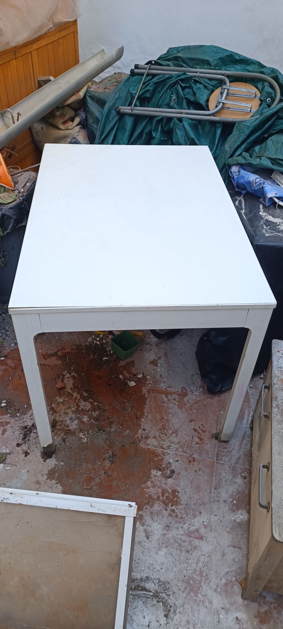 Mesa branca extensível  IKEA Ekdalen