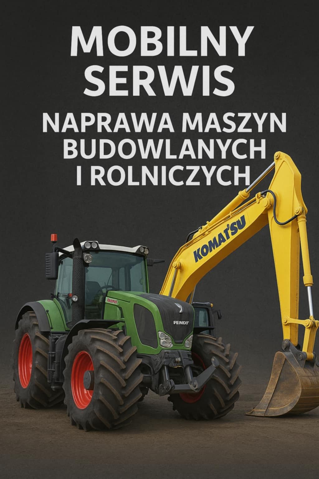 Mobilny serwis i naprawa maszyn budowlanych, rolniczych