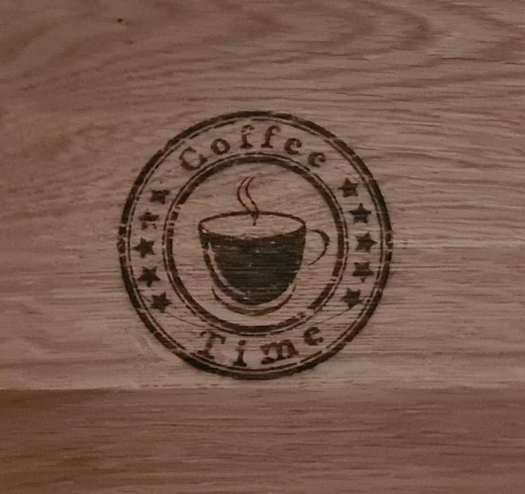 Taca okrągła Yin Yang - drewno bukowe