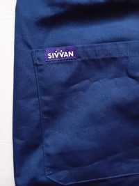 Spodnie medyczne granatowe Sivvan XL NOWE