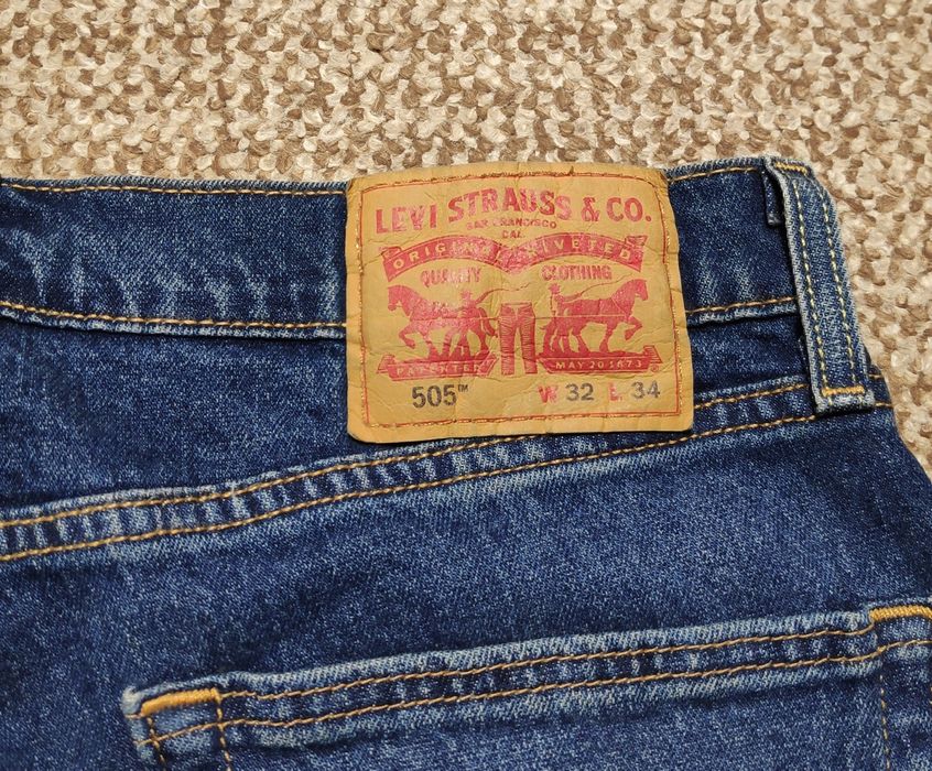 Levi's 505 джинси straight оригінал W32 L34