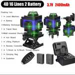 Nível a Laser 4D 16 Linhas (2 baterias)