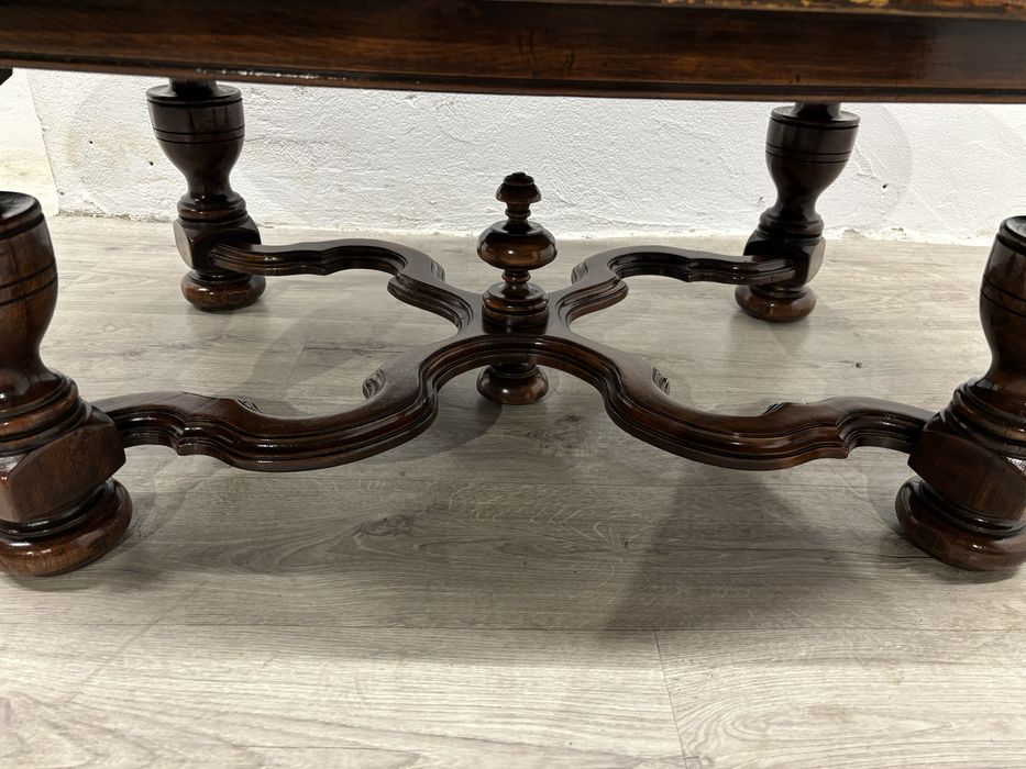 Duża solidna ława dębowa