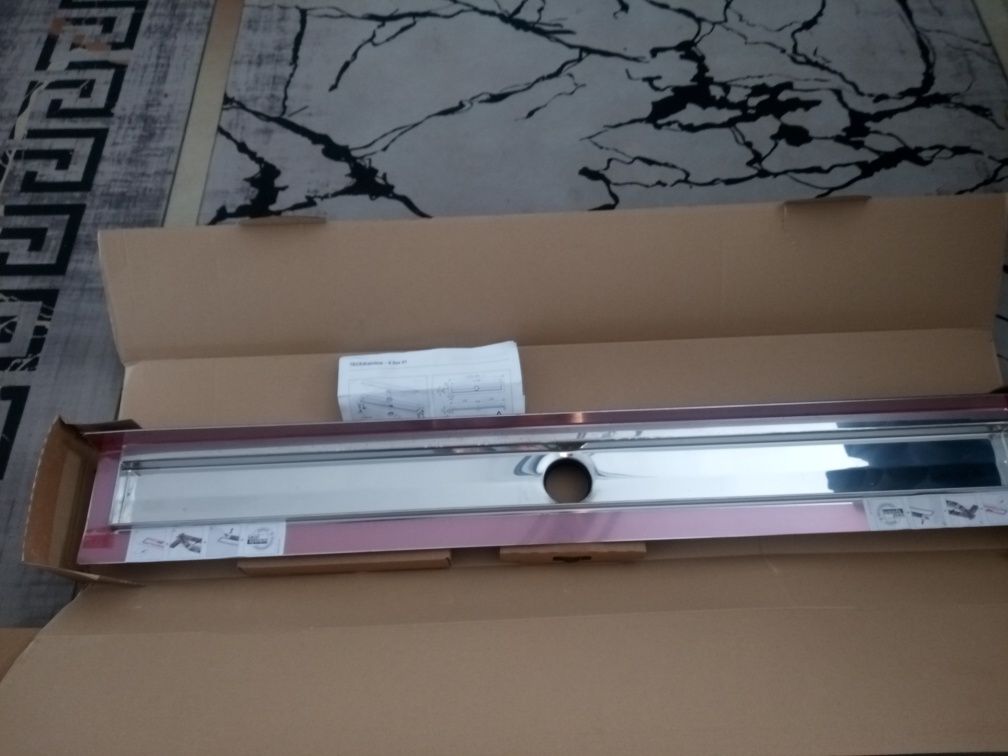 Rynna TECE prosta z wygiętym kołnierzem 100 cm tecedrainline 601001
