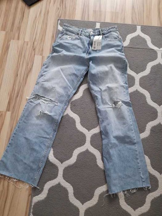 Jasne jeansy Zara rozm 42