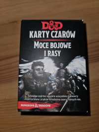 D&D Karty Czarów Moce Bojowe i Rasy