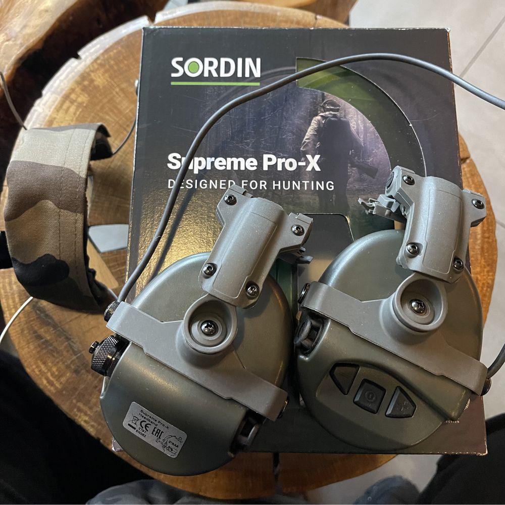 Sordin Supreme Pro X + кріплення + Gel амбушюри‼️ Активні навушники