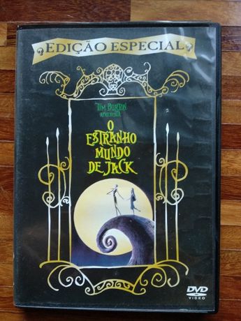 DVD original O estranho mundo de Jack de Tim Burton