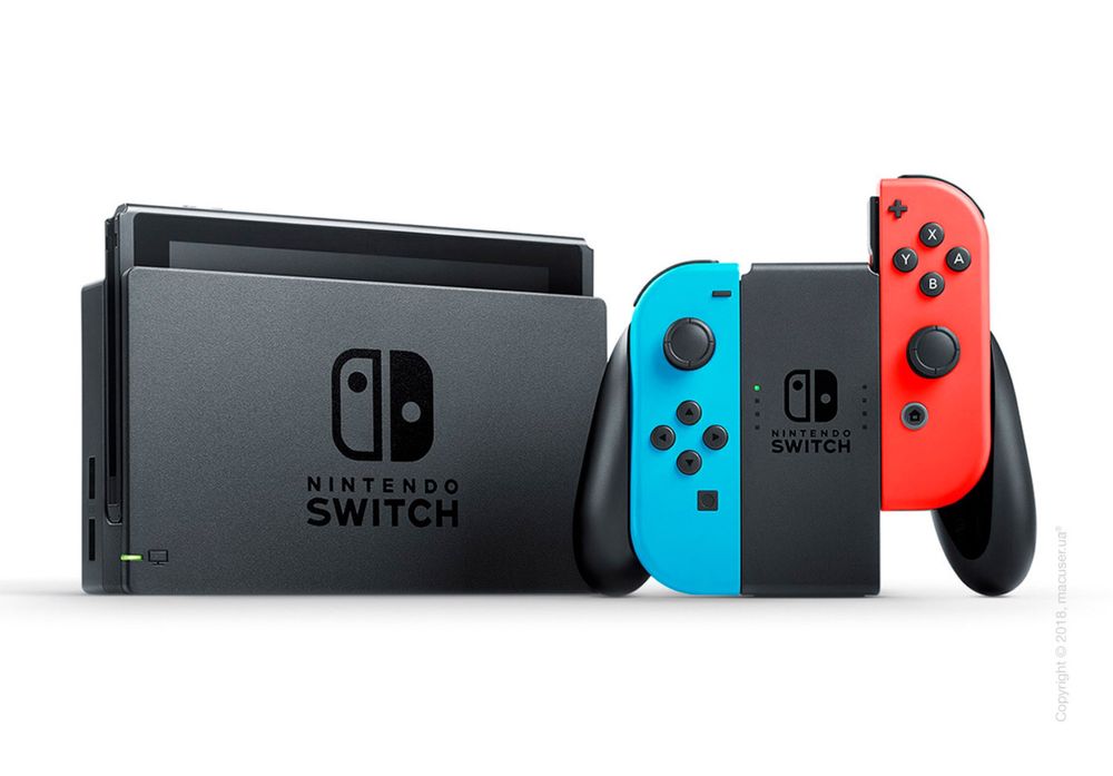 Нові! Приставка Nintendo Switch Neon Blue-Red (Upgraded version V2) EU