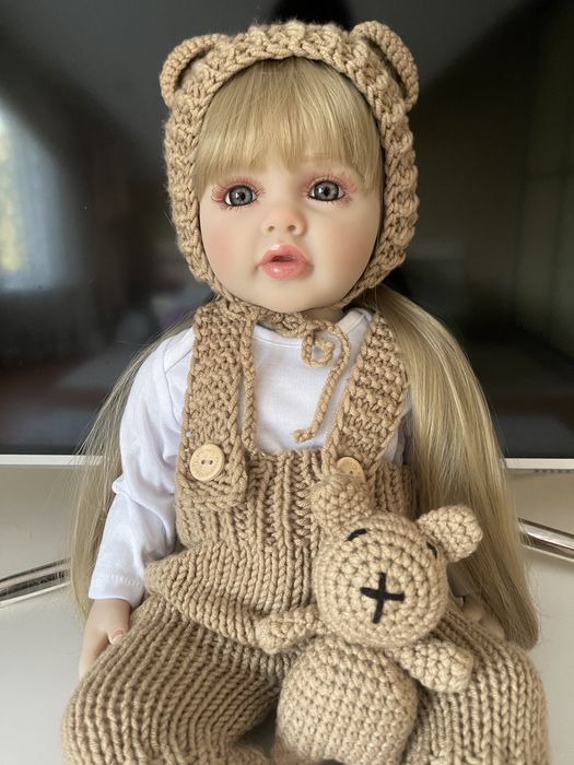 Лялька реборн вінілова, силіконова