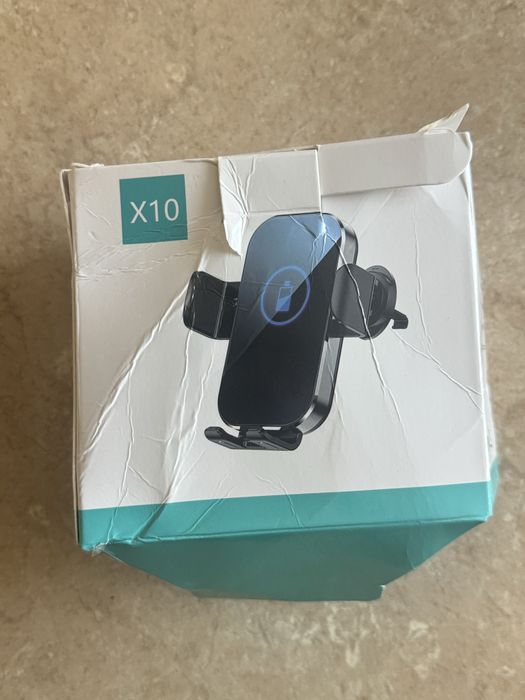 Автотримач для телефона з бездротовою шидкісною зарядкою