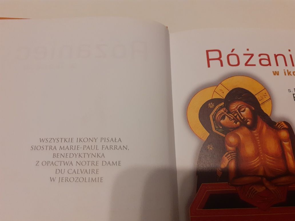 Różaniec w ikonach książka