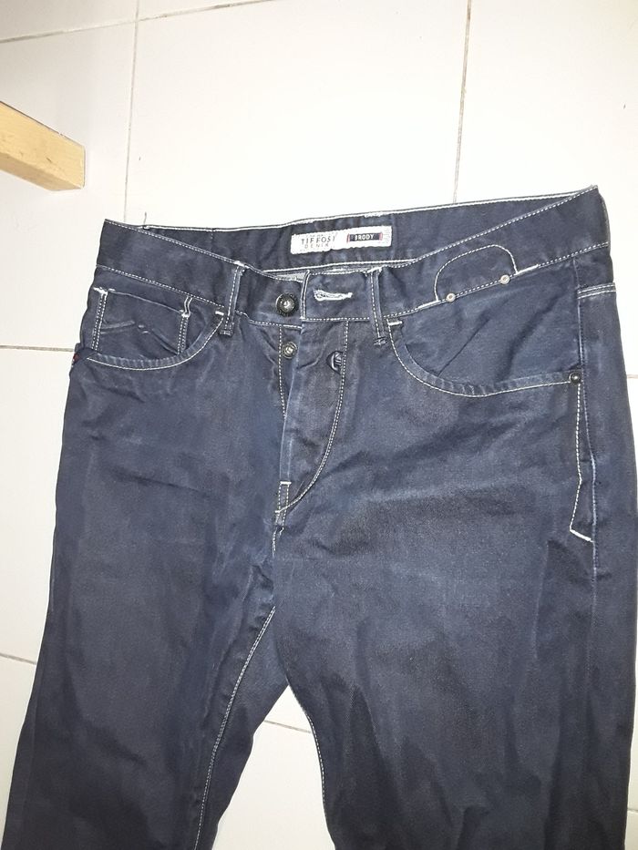 Calças de ganga da Tiffosi Denim Brody tam. 38 em azul escuro