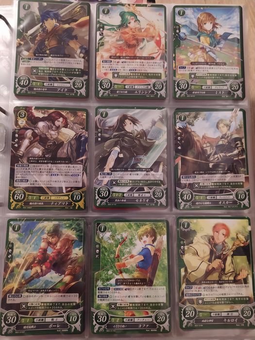 Karty Fire Emblem 0 Cipher B03, B04, B05 N/HN Rarity | Nintendo TCG