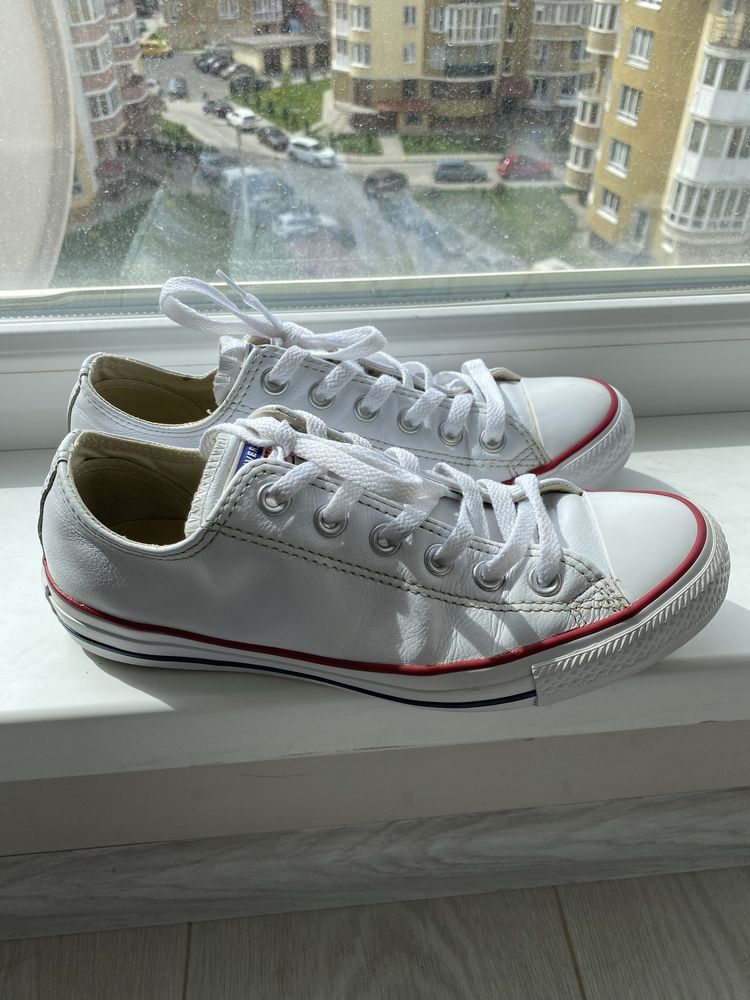 Шкіряні converse all star (39 розмір)