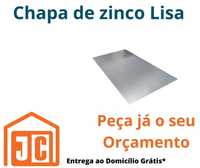 Chapa de zinco lisa