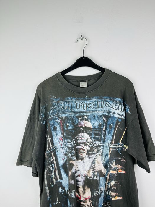 Szara koszulka Iron Maiden The X Factor Tour T-shirt rozmiar XXL fit L