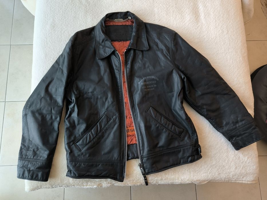 Casaco em pele Harley Davidson