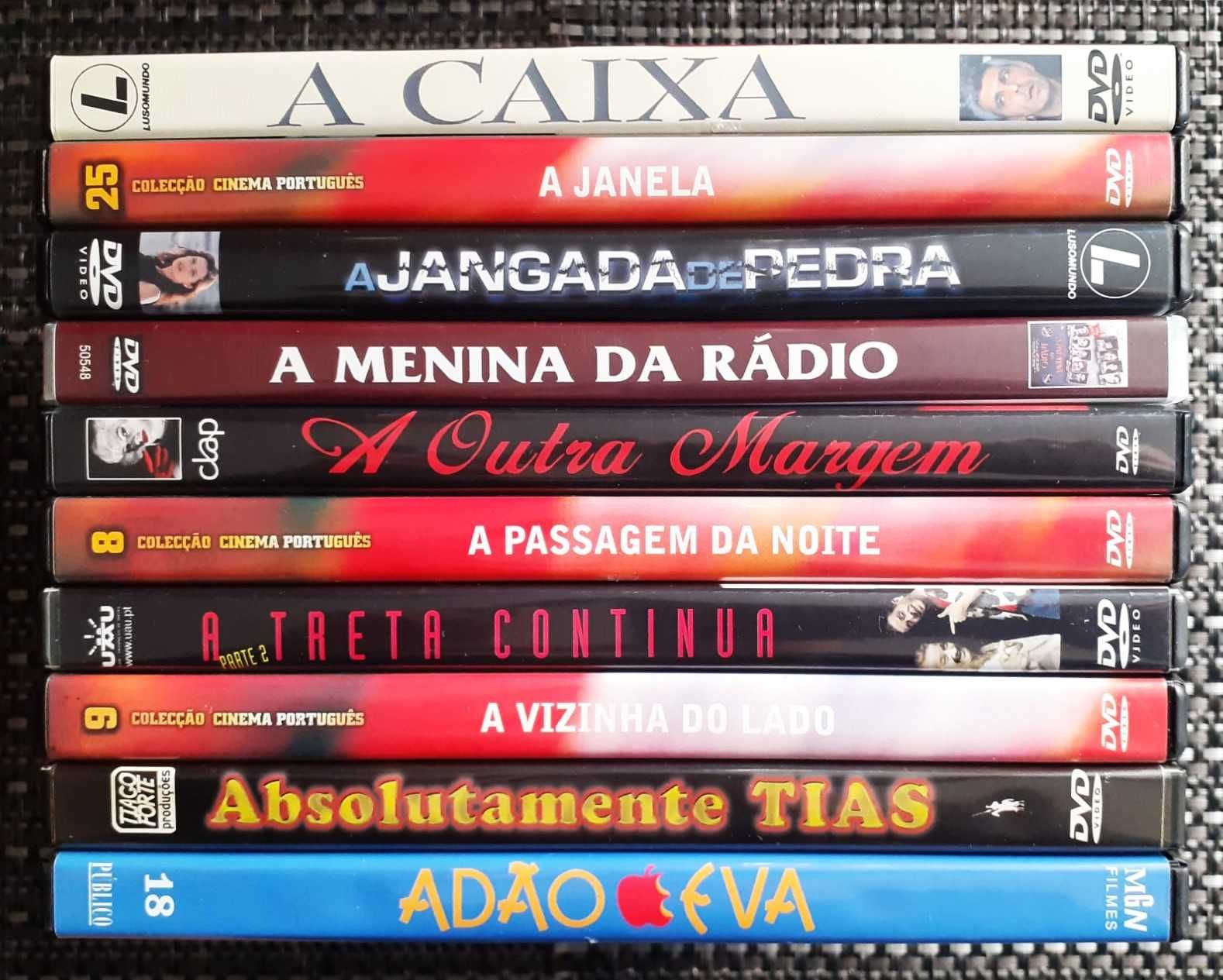 52 DVDs - Cinema Português - Muito Bom Estado