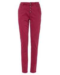 Dranella spodnie jeans bordo 44 3xl