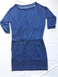 Granatowa sukienka - Eidos - rozm L