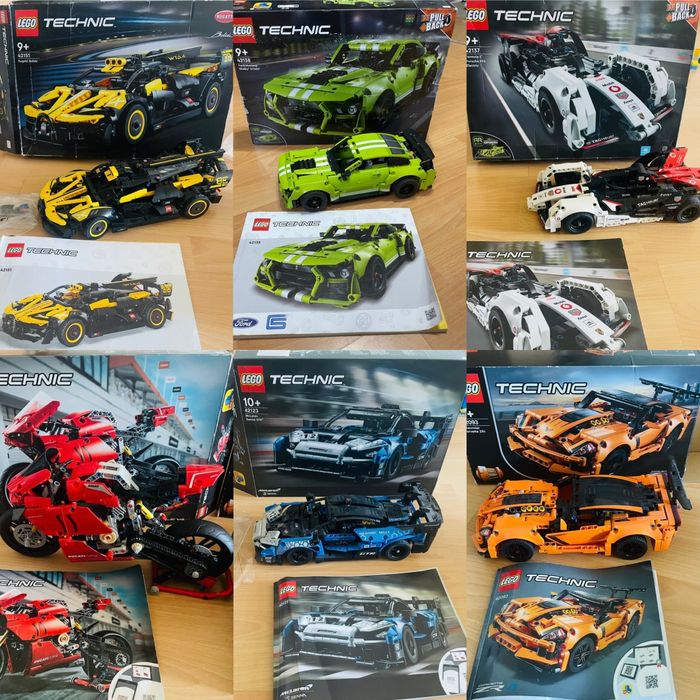 Lego Technic 42138, 42093, 42151, 42123, 42137, 42091, 42107