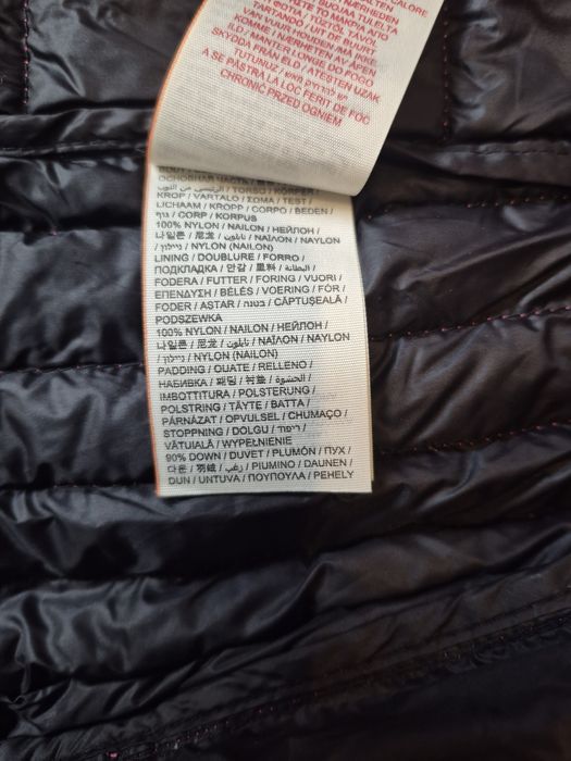 M 38 Superdry lekka kurtka 90% puch 10% pierze fuksja