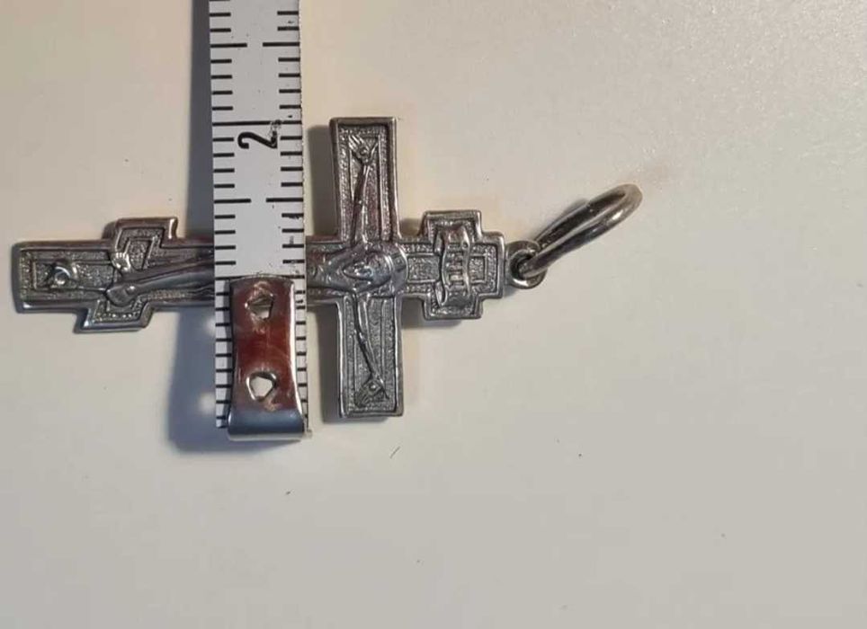Крестик серебро, хрестик срібло