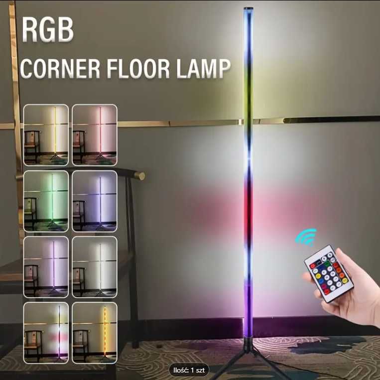 Lampa podłogowa LED RGB